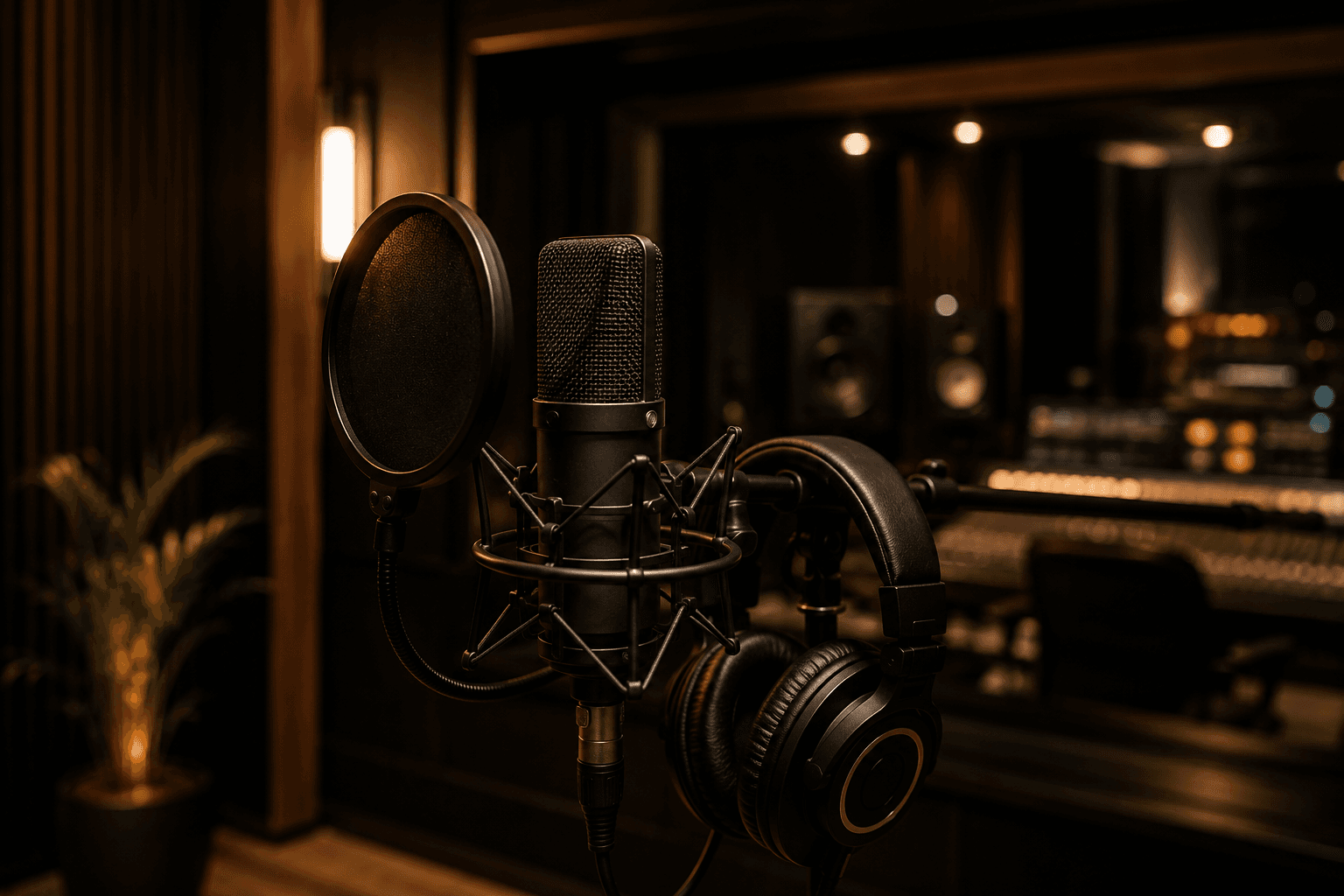 Recording Studio close up